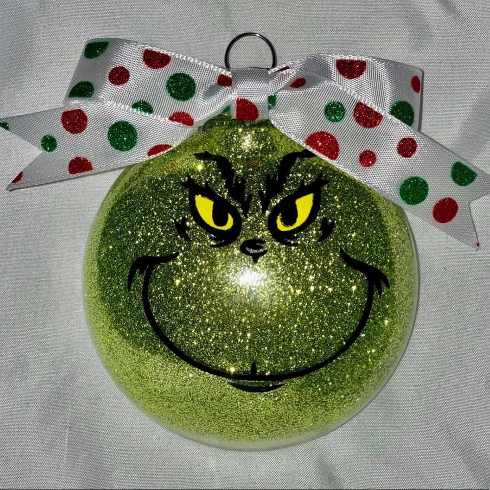 Grinch ornament handmade!